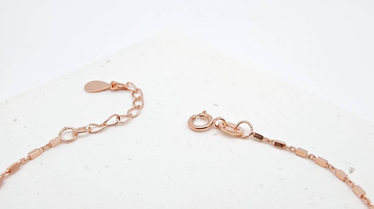 Zierliches Armkettchen-zartes Armband-filigran-schlicht-minimalistisch-Box Chain Bracelet-925er Silber- Gold-Rosegold-vergoldet