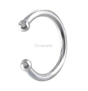 Ear Cuff-Ohrklemme-Ohrmanschette-925er Silber-vergoldet-Stapelohrringe-Helix-Conch-Schmucktrend