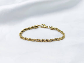 Elegantes Armband//gedreht//gewunden//Twist//Armband edel//Armband gold//Edelstahl vergoldet